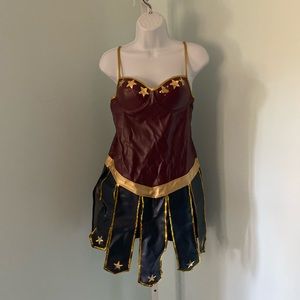 Wonder Woman PVC dress and accessories size 12